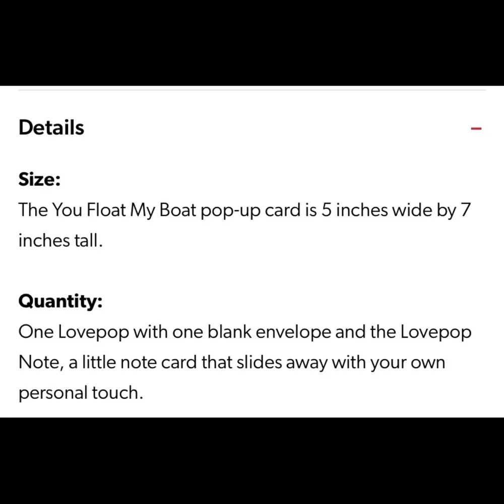 Love pop Valentine’s Day Card 